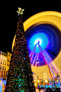 La grande roue de Lille le jour de son ouverture.